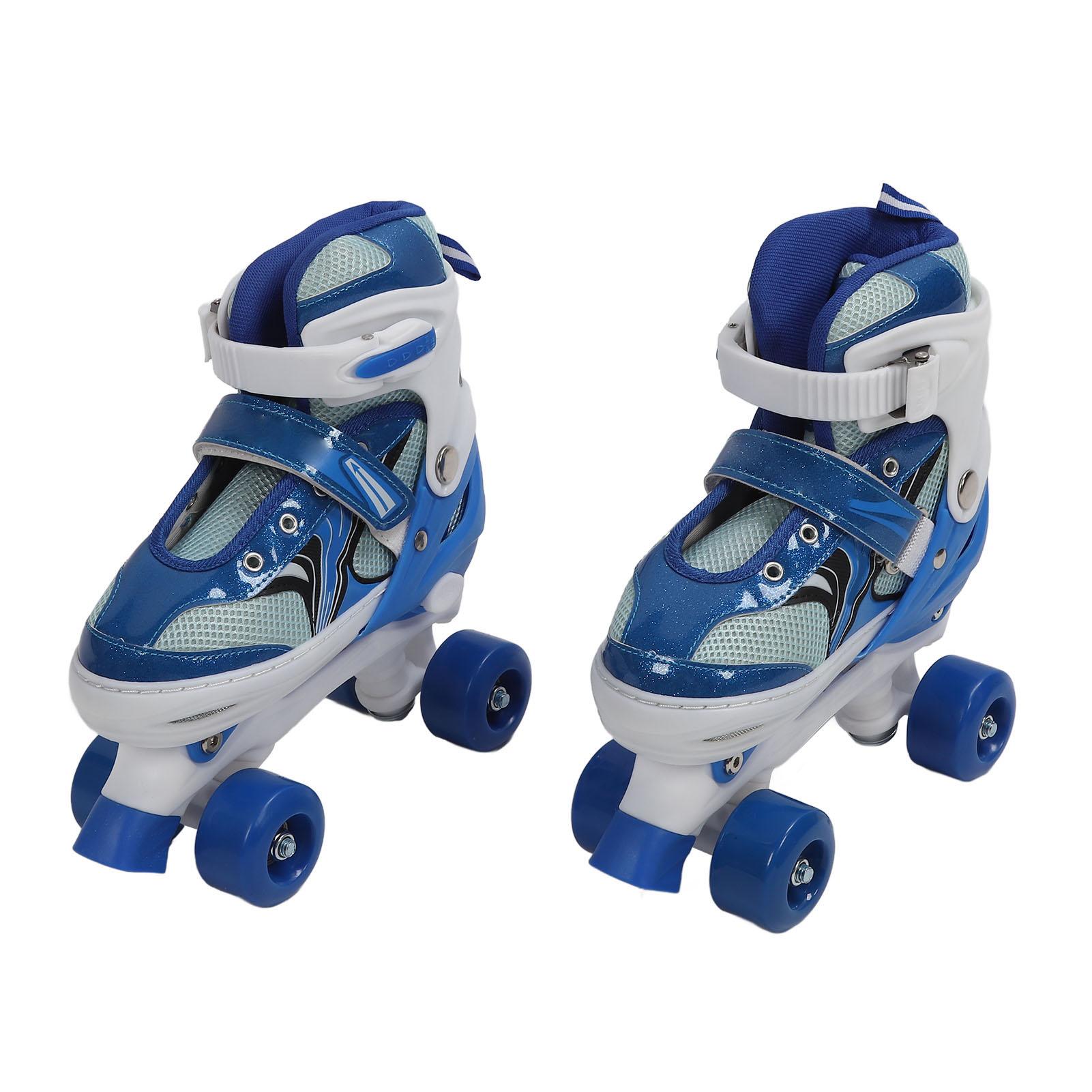 

Roller Skates for Kids Boys Girls PVC Mesh Four Wheel Roller Skates for Beginners Indoor Outdoor