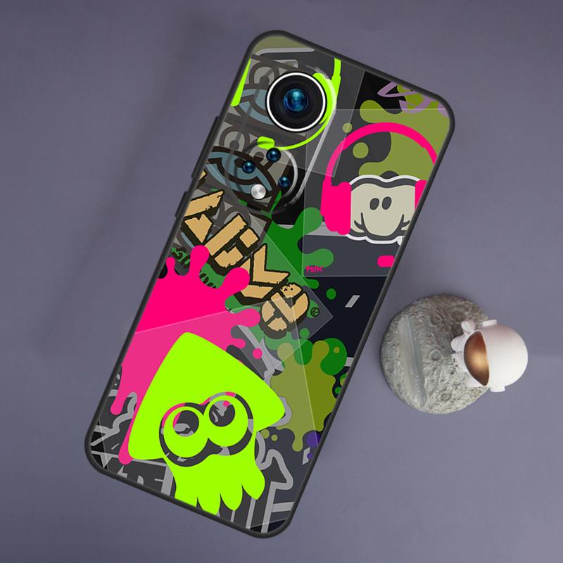 Splatoon 2 For Huawei Honor Magic 5 Lite 70 50 X8 X9 a P20 P30 P40 P50 P60 Pro P Smart Nova 9 5T Case