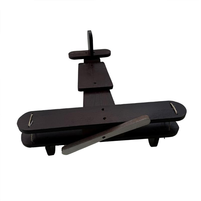 

Aviation Themed Infant Photo Props Realistic Wooden Plane Toy for Baby Pictures Taking and Nursery Decoration 1