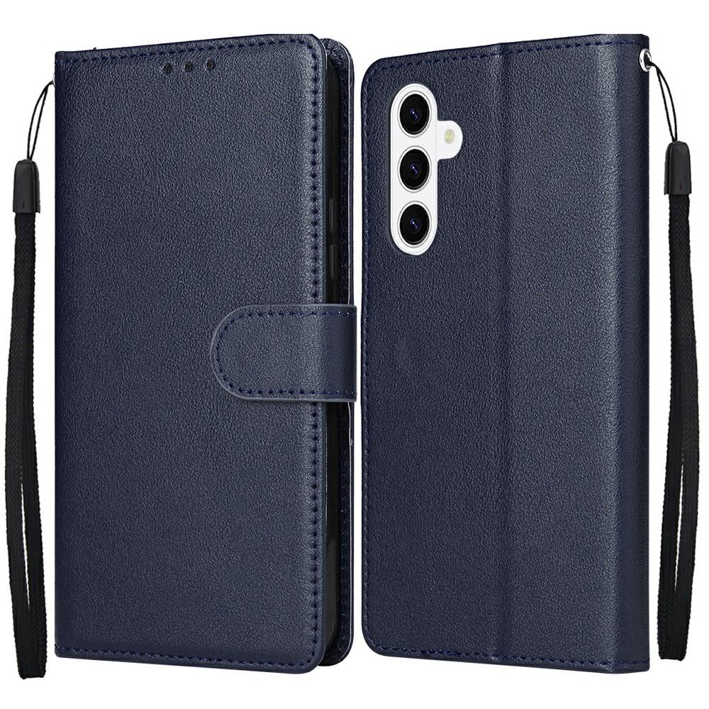For Samsung Galaxy S26/S26 Pro Case Wallet Stand PU Leather Phone Cover with Wrist Strap