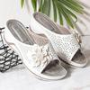 Women Sandals Soft Heels Summer Sandals With Wedges Shoes Women Flower Slippers Casual Platform Shoes Plus Size 43