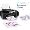 20 Sheets Printable Vinyl Waterproof Holds Ink Well No Smudge Dry Quickly Tear Resistant DIY Printing Vivid Color Inkjet Printer Sticker Paper Office