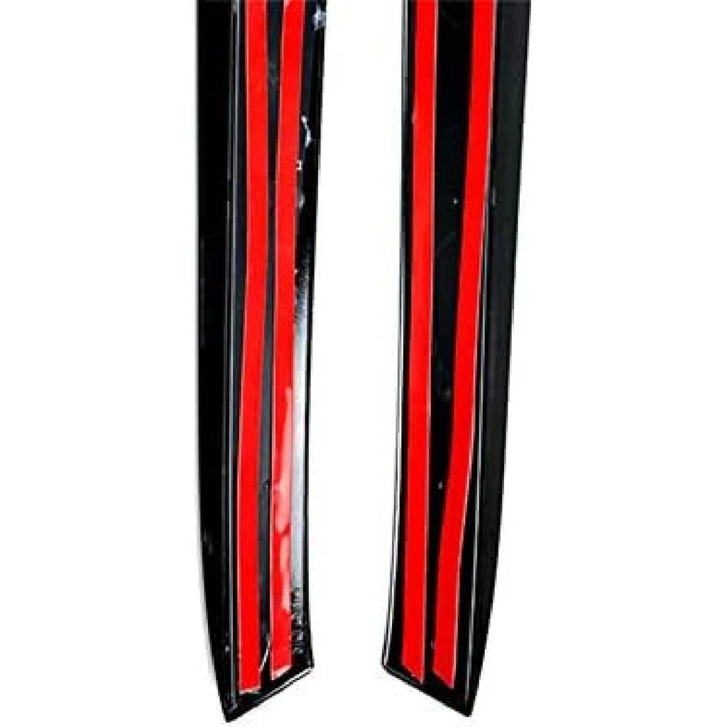 Black Rear Window Spoiler Side Wing Cover Trim 2pcs for Volkswagen VW Tiguan MK2 2017-2020