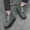 Retro Erkek Botları Moda tasarım ayakkabı Erkekler yarım çizmeler Erkekler Yürüyüş Ayakkabısı Nefes Çizmeler