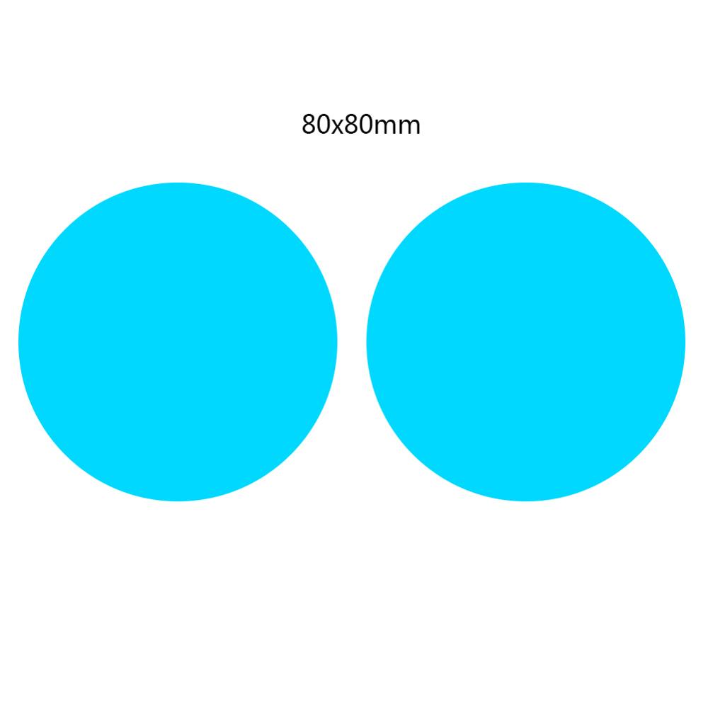 

2x/4x прозрачные автомобильные боковые зеркала заднего вида, защитные пленки для окон, зеркала заднего вида, противотуманные, непромокаемые пленки, автоаксессуары 2pcs 80x80