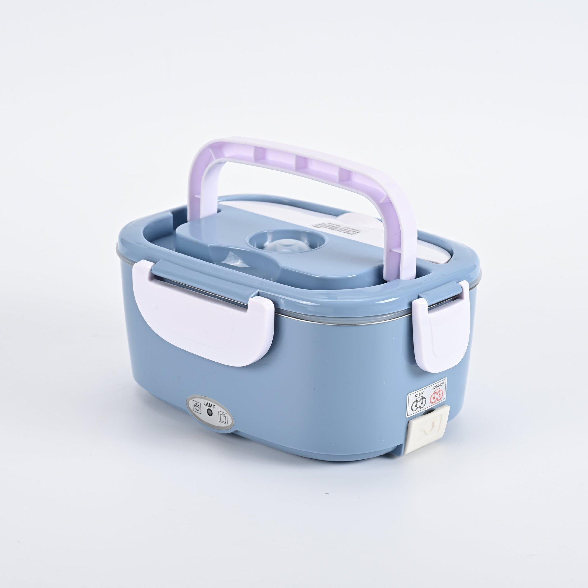

Electric Lunch Box Portable Plug In Rapid Heating Insulated Food Container for Home and Car Use Bento Box EU