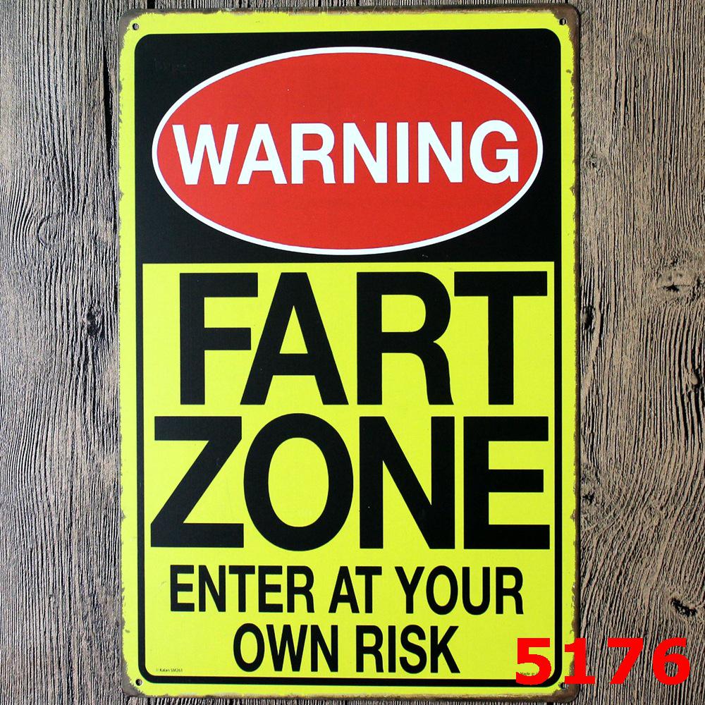 Custom Gun Humor Tin Sign for Restaurant, Bar, or KTV Decor