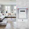 Wall Digital kWh Meter Single Phase Energy Meter For Accurate Home Energy Measurement Real Time Consumption Display