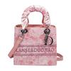 New bag women's embroidery silk scarf portable Princess Diana bag high-end versatile shoulder messenger bag