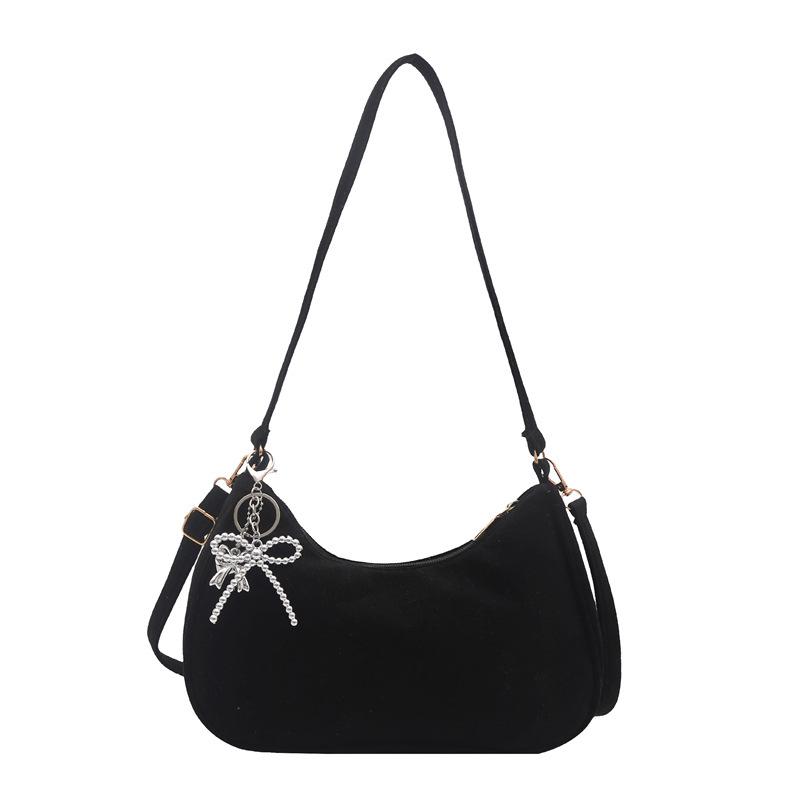 

matte personality trend texture fashion new simple chain single shoulder crossbody armpit small square bag чёрный