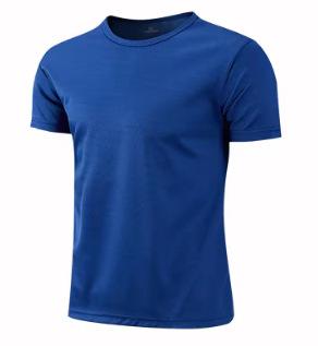 Quick-drying crew neck sports T-shirt gym fitness shirt training running T-shirt men s breathable sportswear XXS