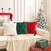 Christmas Decoration Props Christmas Pillow Cover Embroidery Christmas Accessories Christmas Snowflake Pillow Cover