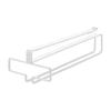 Tower Under-Cabinet Wine Glass Hanger, White, Approx. W11 X D26 X H7cm, No Drilling or Screws Required, Kitchen Hanging Shelf, Model 2462