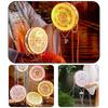 Floral Lantern with Pearls and Ribbon MidAutumn Festival Handheld Toy Kids Led Lights New Year Night Market Stall