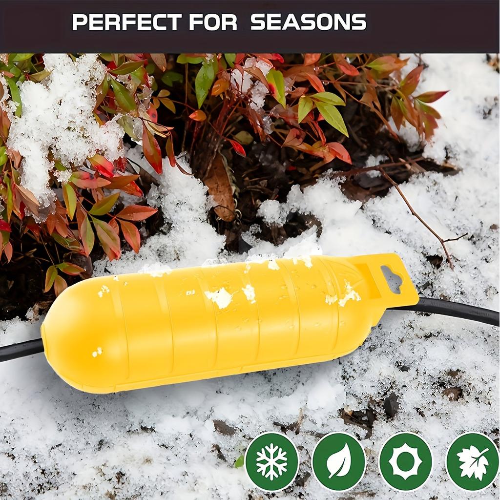Extension yellow Cord Safety Cover with Waterproof Seal, Weatherproof Electrical Connection Box to Protect Outdoor Outlet Plug