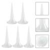 Glue Nozzle White 5pcs Caulking Tips Mouth Construction Tools
