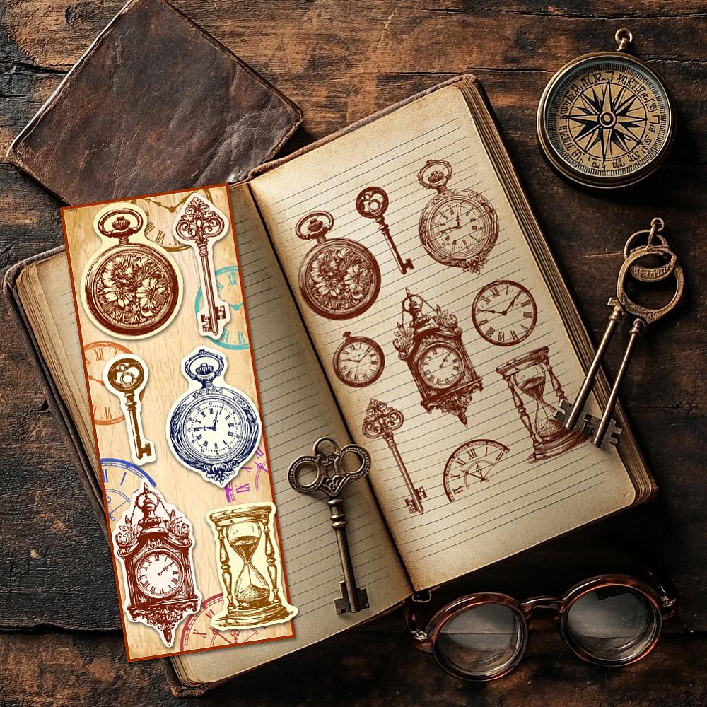 Custom Moon Theme PVC Plastic Clear Stamps for DIY Scrapbooking Photo Album Decorative Cards Making Clock 160x110mm