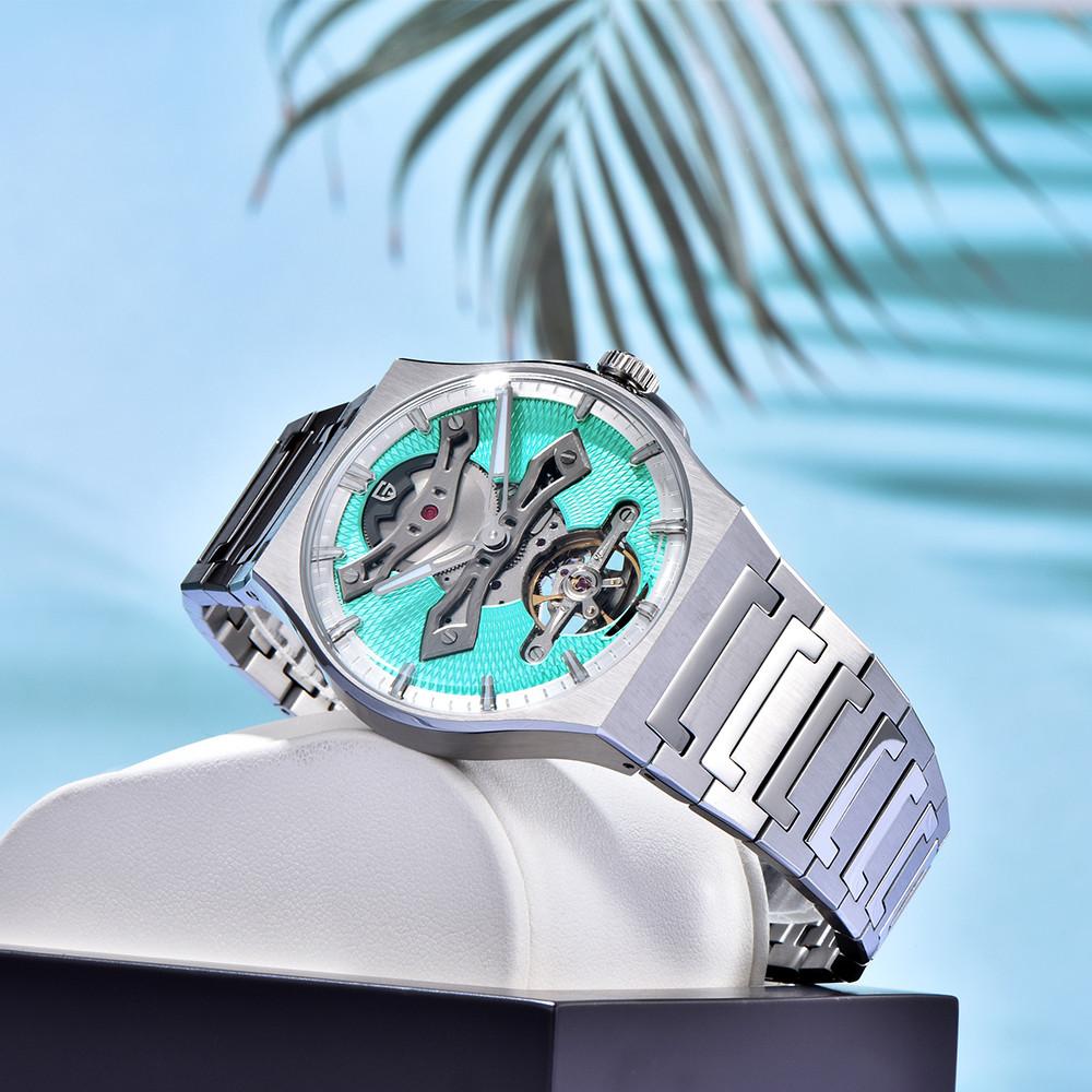 PAGANI DESIGN Luxus Herren Mechanische Uhr Top Marke Saphirglas AR Beschichtet Automatikuhr Business Wasserdichte Uhr für Herren
