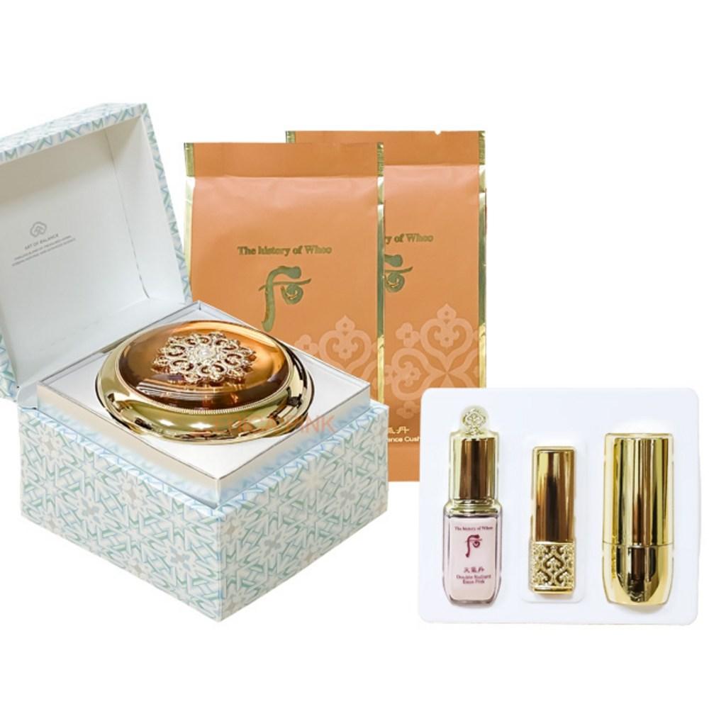 

Whoo Cheongidan Hwahyeon Essence Cushion No. 21 спецвипуск проекту (кушон 15г + 2 заправки по 15г)