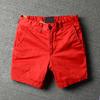 Taschen Reißverschluss Gerader Schnitt Mittlere Taille Herrenshorts Einfarbige Herren Sporthosen Streetwear