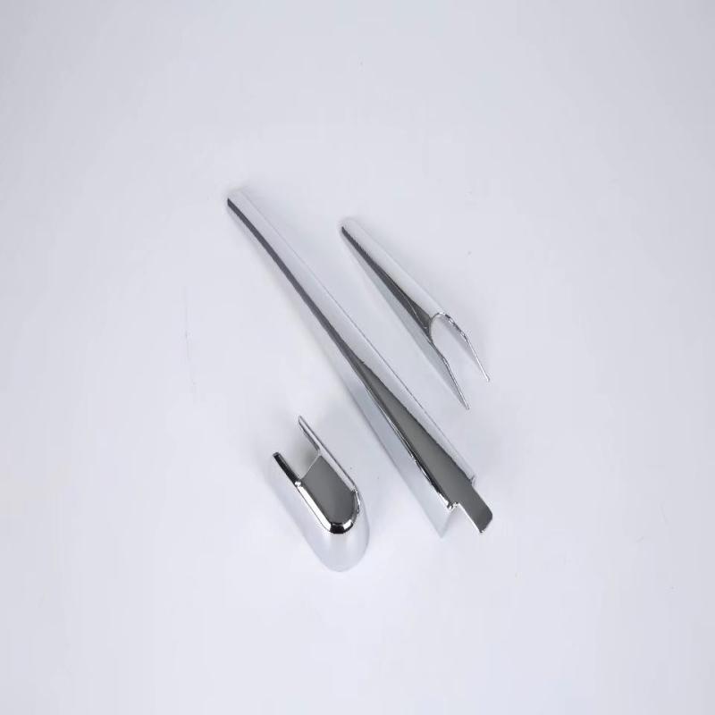 For Mazda CX3 CX-3 2016- ABS Chrome Car Exterior Headlight Trim Front Rear Fog Light Cover Side Handle Center Grill  Cover