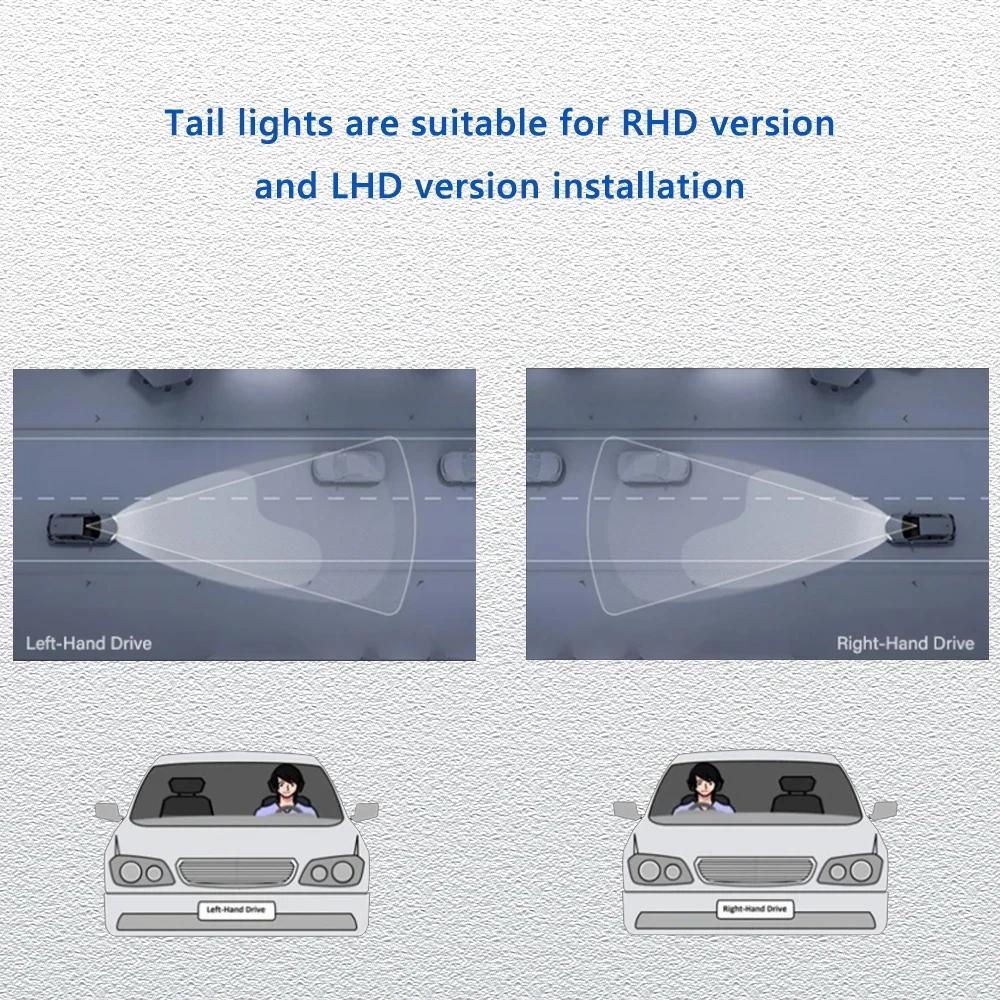 Car LED DRL For Toyota Land Cruiser LC76 LC78 LC79 2023 2024 Daytime Running Lights Fog Light with Turn Signal Fog Lamp Cover