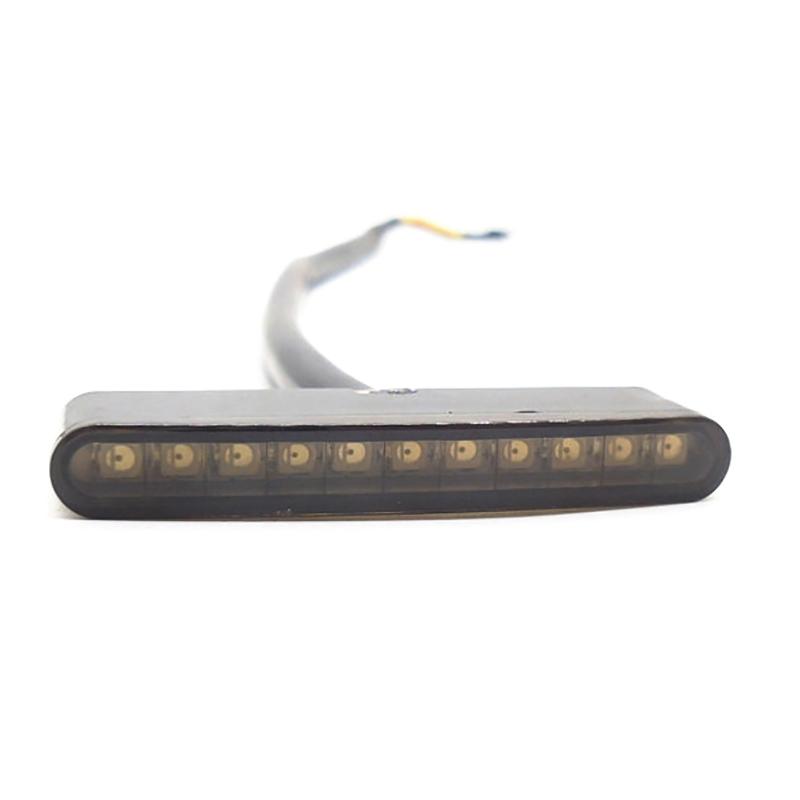 New Motorcycle Electric Bike Rear Brake Light Mini 12V 11LED Tail Stop Light Lamp For Dirt Bike Moto License Plate Light Lamp