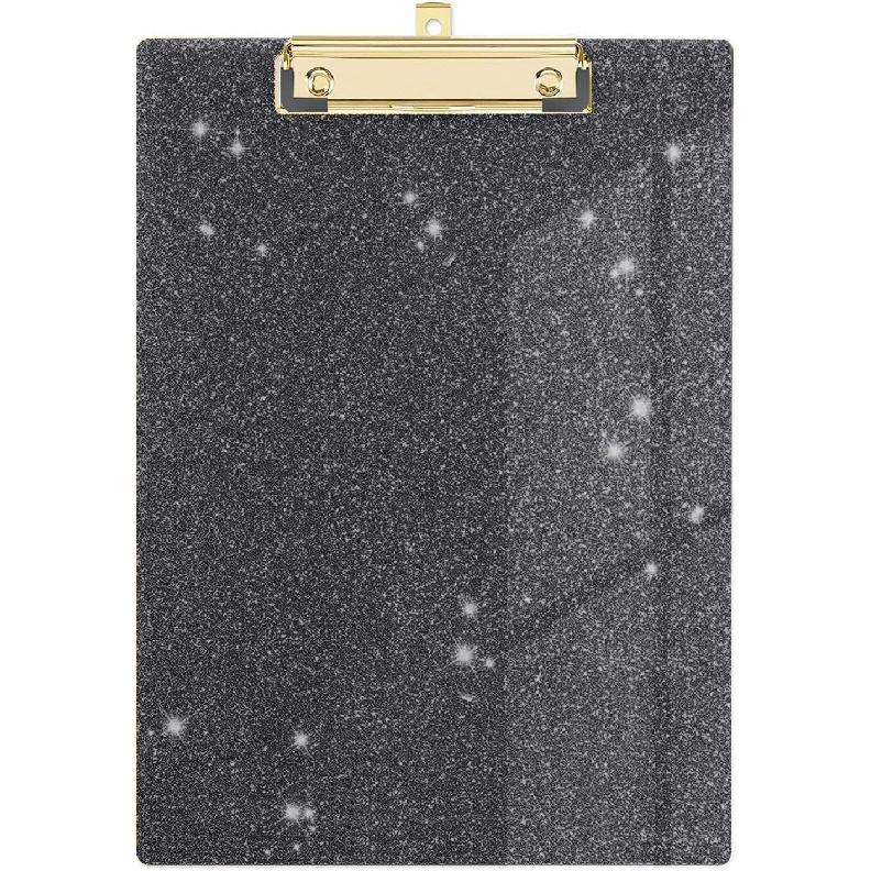 Cute Clipboard Leopard Wood Design Decorative A4 Letter Size Clip Boards for Classroom Office, Standard Size 9" x 12.5" with Low Profile Metal Clip -