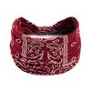 1pcs Unisex Headband Bohemian Wide Cotton Stretch Headbands Women Headwrap Turban Yoga Headband Sports Workout Hair Accessories