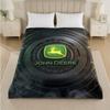 John Deere Print Flanelldecke Gemütliche Leichte Plüschdecke für Bett Sofa Haushalt