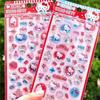 Kawaii Hello Kitty 3D Relief Decals Adorable Phone Case Laptop Water Bottle Decorations Decals School Stationery Supplies