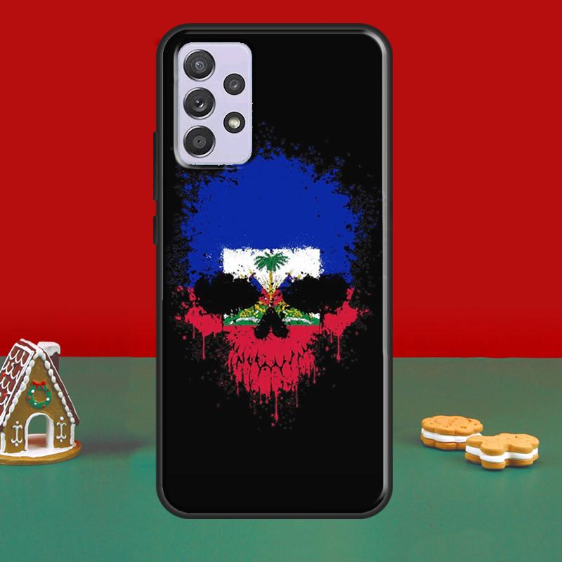 Haiti Haitianische Flagge Handyhülle Für Samsung A12 A22 A32 A42 A52 A72 A21S A52S A20e A31 A51 A71 A50 A70 Hülle