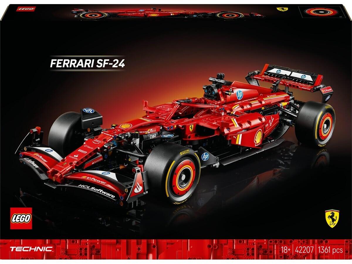 

LEGO конструктор Technic – Гоночный автомобиль Ferrari SF – 24 F1 (42207)