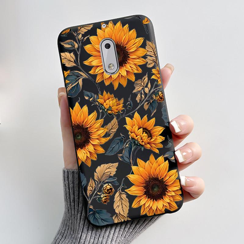 For Nokia 6 New Fashionable Simple Black Phone Case For Nokia 6.1 Plus/Nokia X6 Soft Anti-Scratch Bumper Cute Rabbit Lamp Shell
