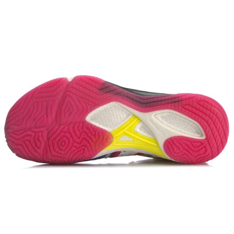 Li Ning Badminton Shoes Women's Low top Flower Blue/Purple AYAR006-1