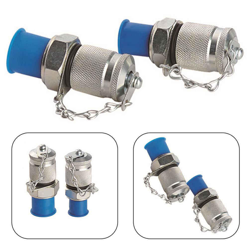 Galvanized Steel Hydraulic Adapter Burr-free Thread High Temperature Fitting M16x2 Hose Fitting Adapter Fast Rotation Design