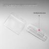 Deli 100-Pack Horizontal Transparent PVC Card Holders