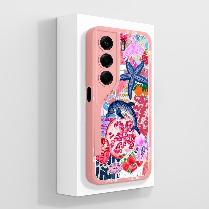 For Tecno Camon 40 30 20 Pro Premier Phone Case Beautiful Planet Pattern Soft Liquid Silicone High Quality Anti Slip Protective Shell For Tecno Casing