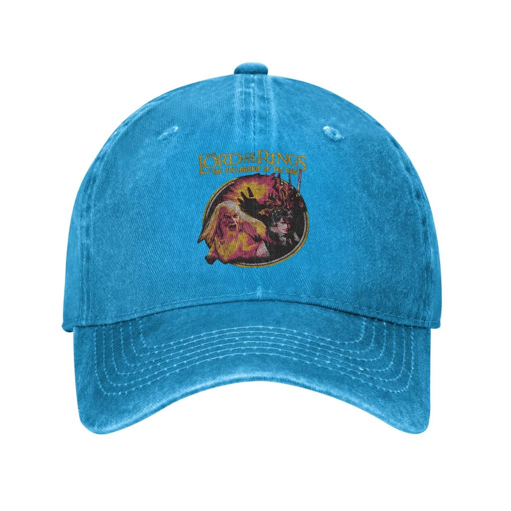 LLords Of The RRings Fellowship of the Ring Washed Baseball Cap  Summer Couple Women Hunting Camping Snapback Cap