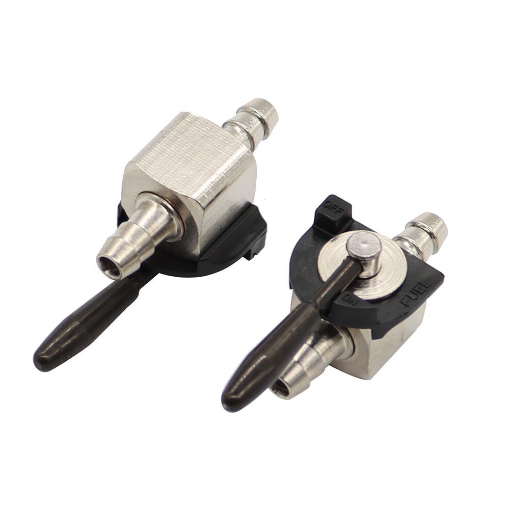 For Oregon 07-403 Shut-Off Valve Petcock 1/4inch Heavy Duty Mower Tool In-line Sliver Steel Reliable Replacement