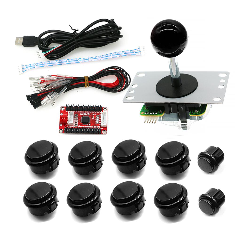 USB Controller Raspberry Pi PC360 PS/3 Steam Android Zero Delay Board Xinwa Joystick Button Customizable DIY Kit Game Coin