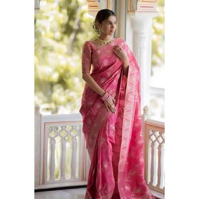 Neuste Kollektion Designer Saris für Frauen, Bluse (Muss je nach Größe und Passform genäht werden)