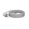 Kabel Zasilający Z Wtyczką Kątową 3M 3X1,5Mm2 16A Uni-Schuko Biały