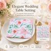 Pink Floral 2-Ply Paper Napkins for Party Table Decoration 20PCS