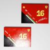 A5 Notebook For Ferrari F1 team Hamilton 2025 helmet imitation leather A5 horizontal line notebook blank Dorian manual ledger