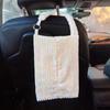 Adjustable French-Style Fabric Car Tissue Box Holder
