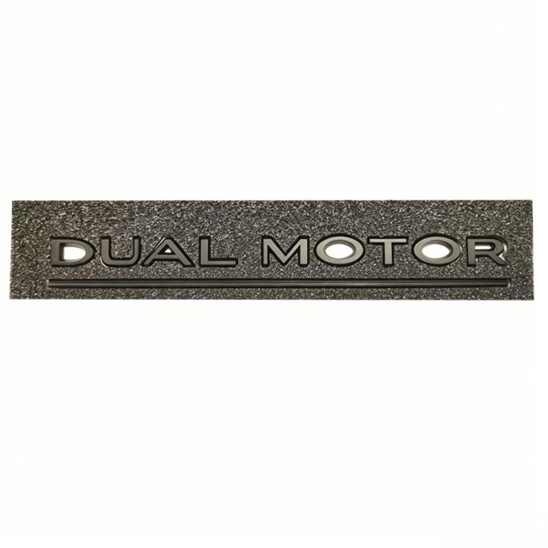 Applicable Model3 Modified Car Sticker Performance Dual Motor Tail Label DUAL MOTOR English Alphabet Car Logo