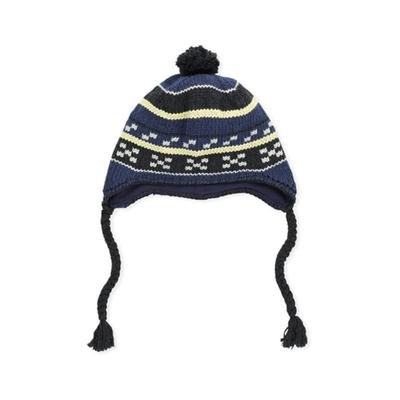 SUNLOVE Tassel Beanie Navy