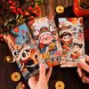 6pcs Traditional New Year Red Envelopes Cartoon Lucky Money Packets  Spring Festival Supplies