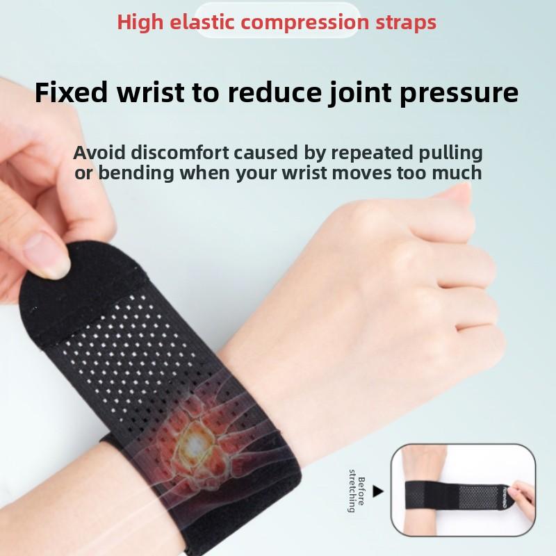 Lightweight Wrist Guard for Tennis Badminton Sports High Elastic Breathable Wrist Strap Prevents Sprains Fitness Wristband